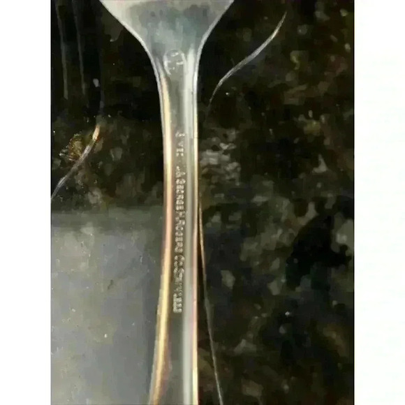 Simeon & George Oneida HOMESTEAD stainless serving‎ dinner fork Spoon Teaspoon - Picture 13 of 13